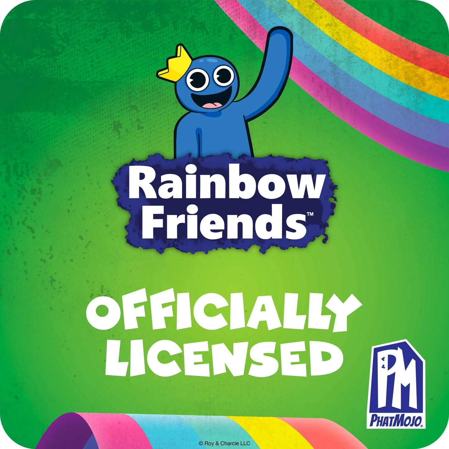 Rainbow Friends Giant Plush Cyan 15 Inch Official Collectible Plush