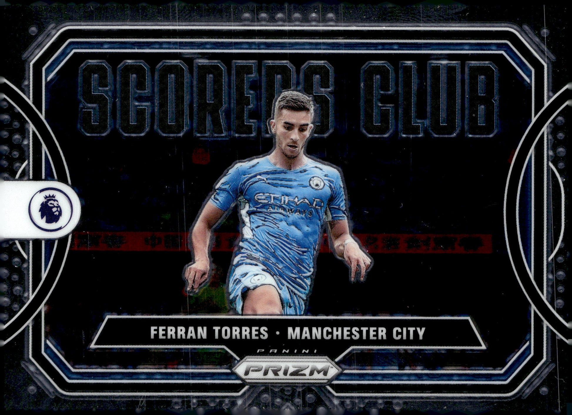 2021-22 Panini Prizm Premier League Scorers Club #9 Ferran Torres – Manchester City Soccer Card - single item listing, image for visual reference only