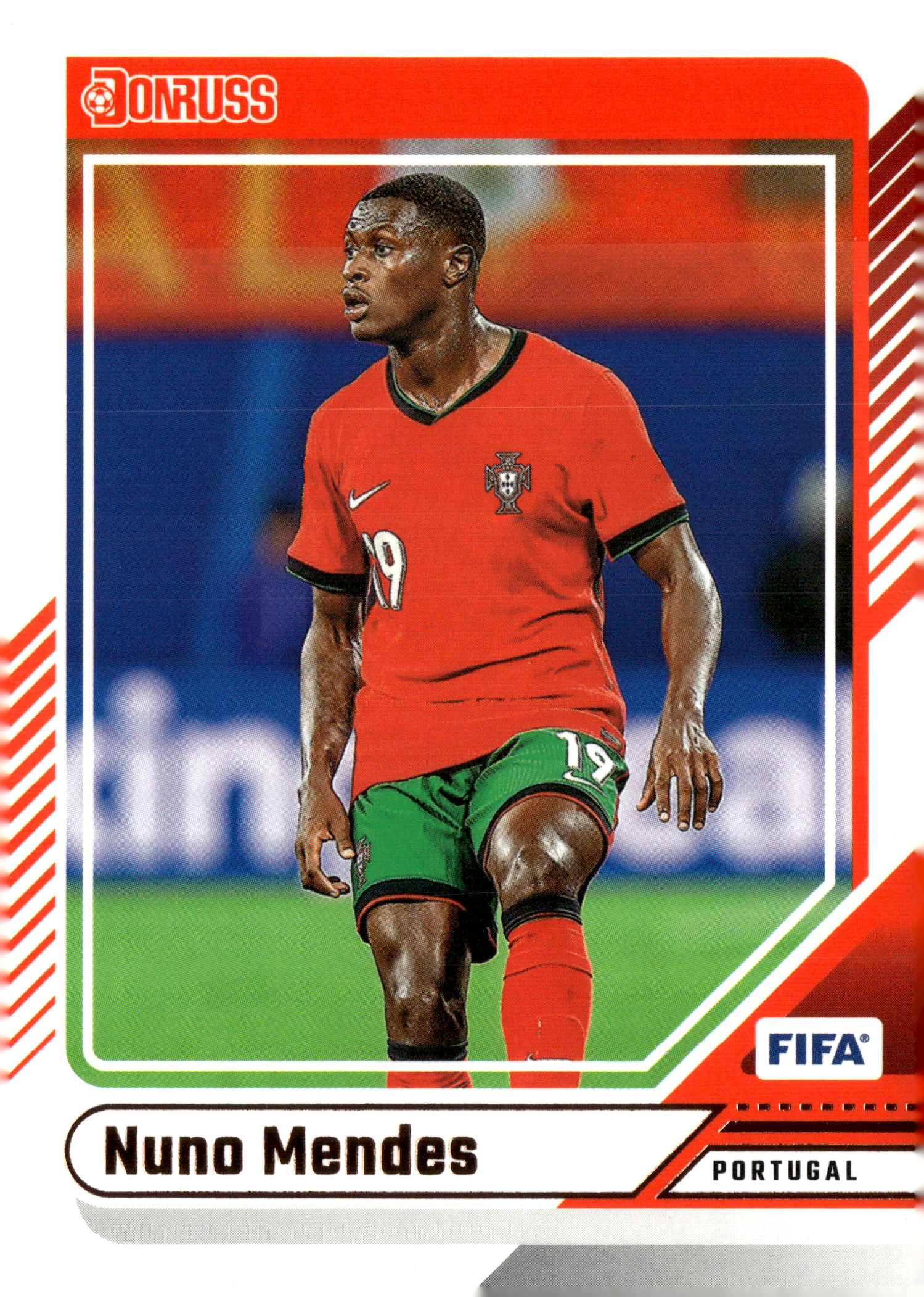 2024-25 Panini Donruss Soccer #128 Nuno Mendes Portugal FIFA Soccer Card - single item listing, image for visual reference only