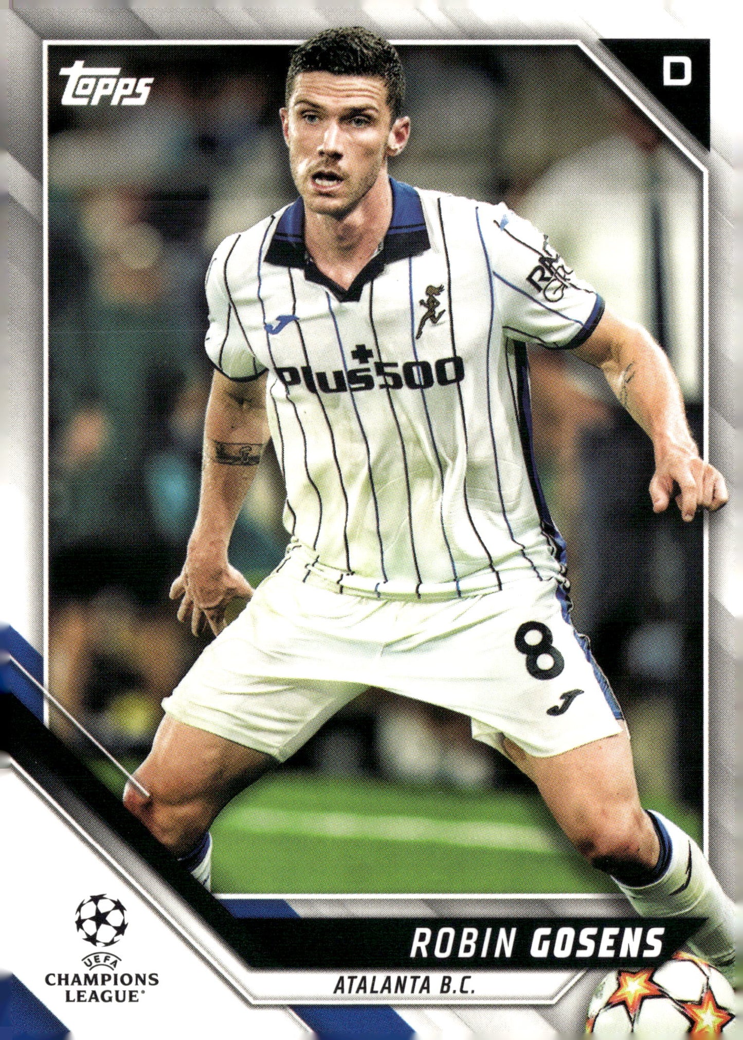 2021-22 Topps UEFA Champions League #4 Robin Gosens Atalanta B.C. Soccer Card