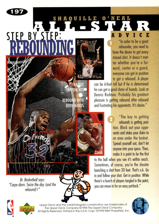 1994-95 Collector's Choice Italian #197 Shaquille O'Neal