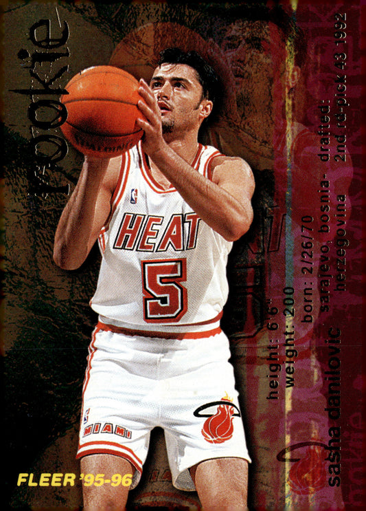 1995-96 Fleer European #357 Sasha Danilovic