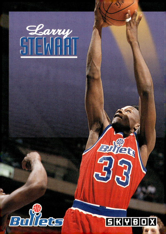 1992-93 SkyBox #254 Larry Stewart