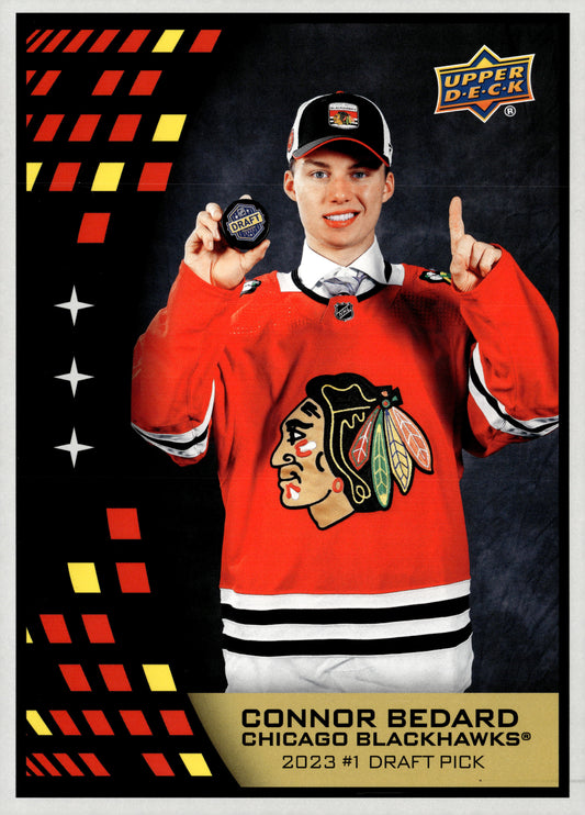 Connor Bedard #1 Draft Pick 2023 Upper Deck XL Oversized Rookie Card - Sealed - single item listing, image for visual reference only