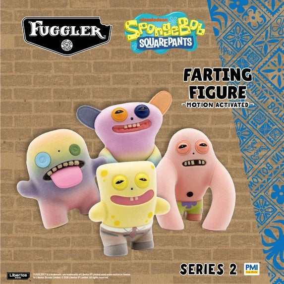 Fuggler Farting Figure 4-Inch Vinyl Figure with Motion-Activated Sound – Random Character