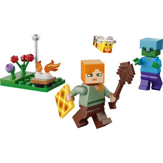 LEGO Minecraft Alex’s Campfire Conflict Set (30732) – 31 Pieces - Moonlight Collectibles product image