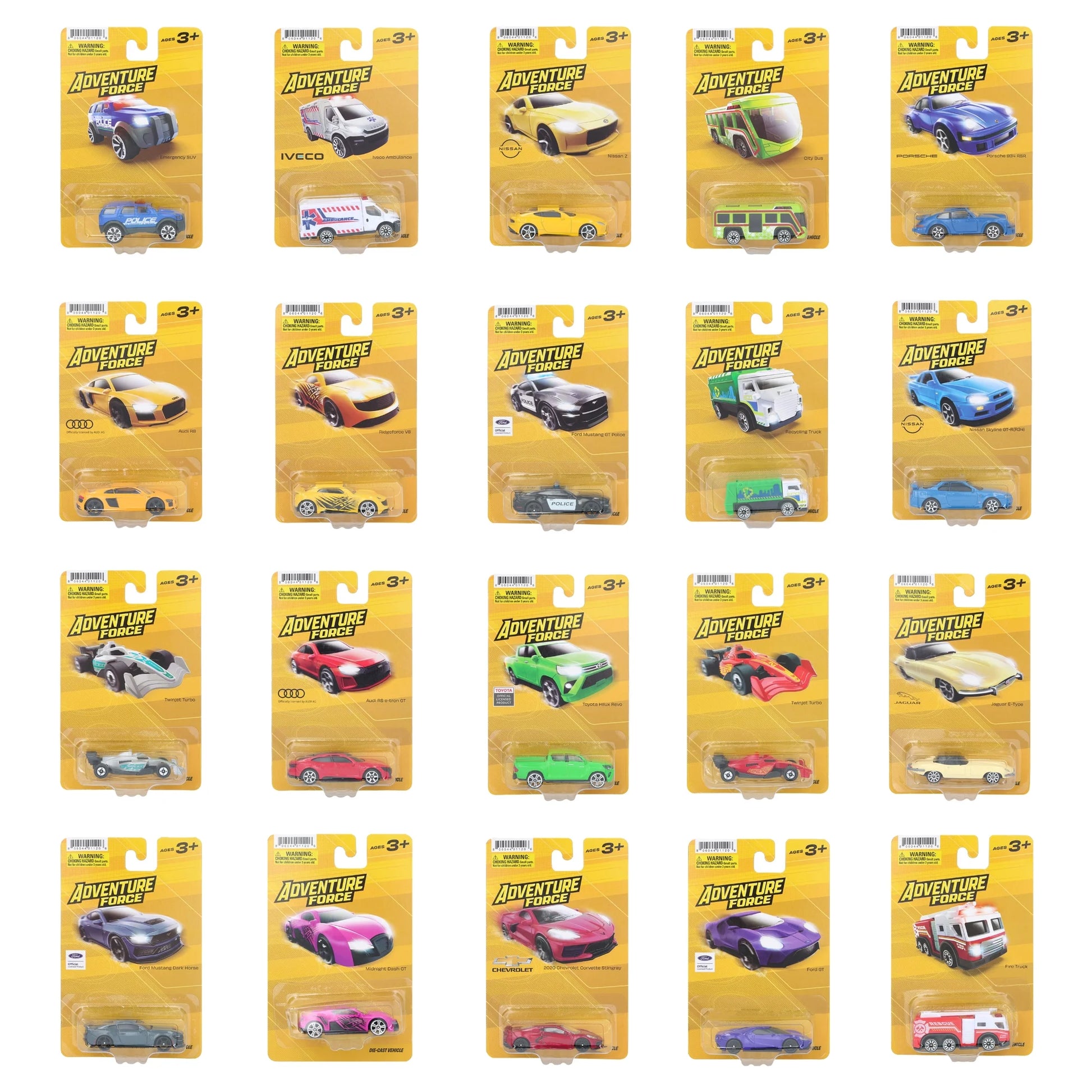 Adventure Force Walmart-exclusive die-cast model vehicle in an assorted design with style and color varying