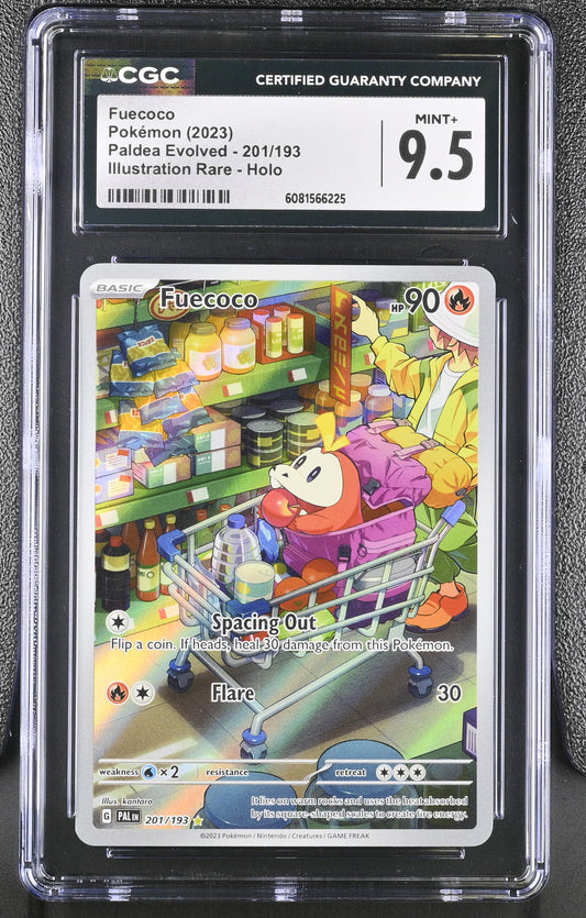2023 Paldea Evolved #201/193 Fuecoco CGC 9.5 ENG