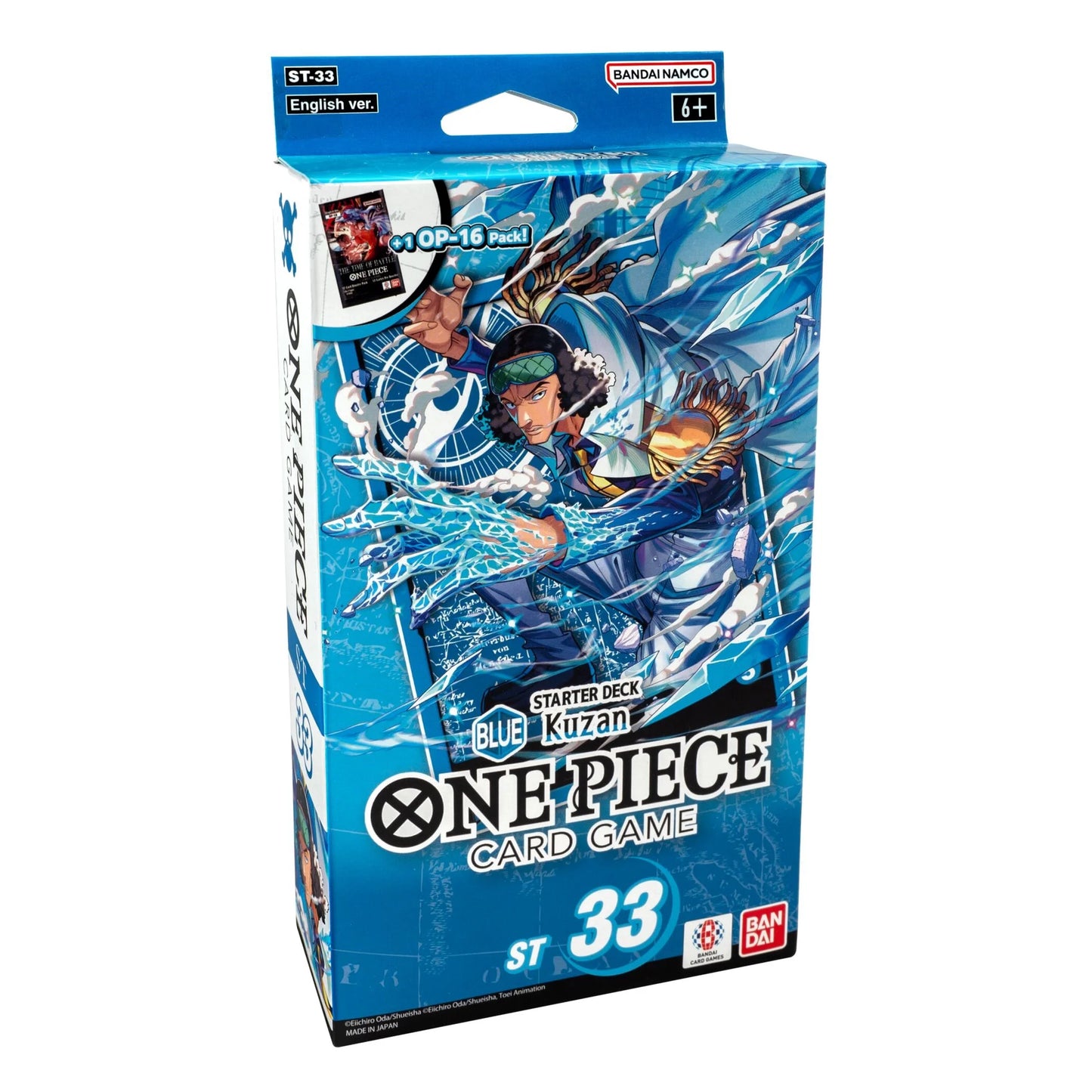 Bandai One Piece Card Game Blue Kuzan Starter Deck ST-33 English edition