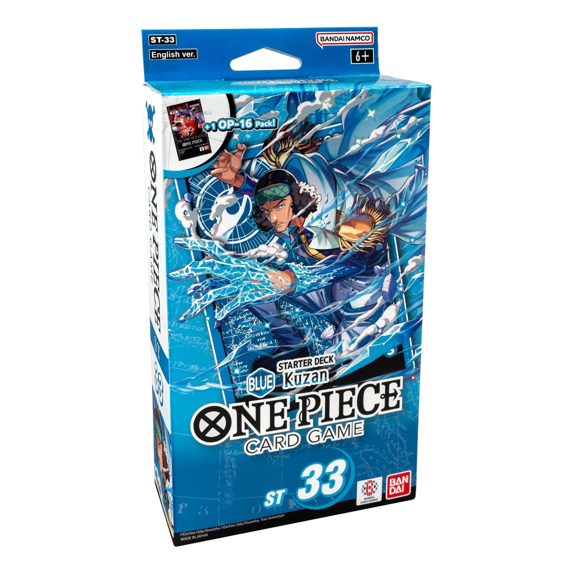Bandai One Piece Card Game Blue Kuzan Starter Deck ST-33 English edition