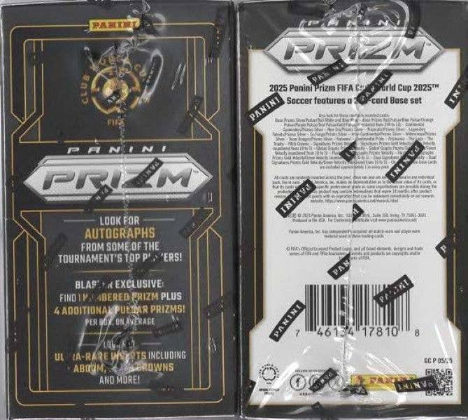 2025 Panini Prizm FIFA Club World Cup Soccer 24ct. Blaster Box