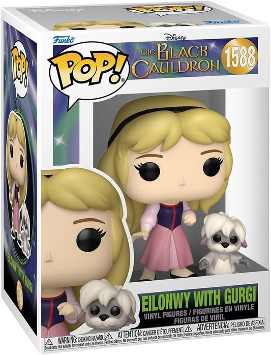Funko Pop! & Buddy: The Black Cauldron - Eilonwy and Gurgi Vinyl Figure - Moonlight Collectibles product image