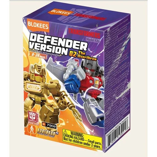 Transformers Defender Version 02 the Overthrow Blokees Mini Model Kit Blind Box - Sealed - Moonlight Collectibles product image