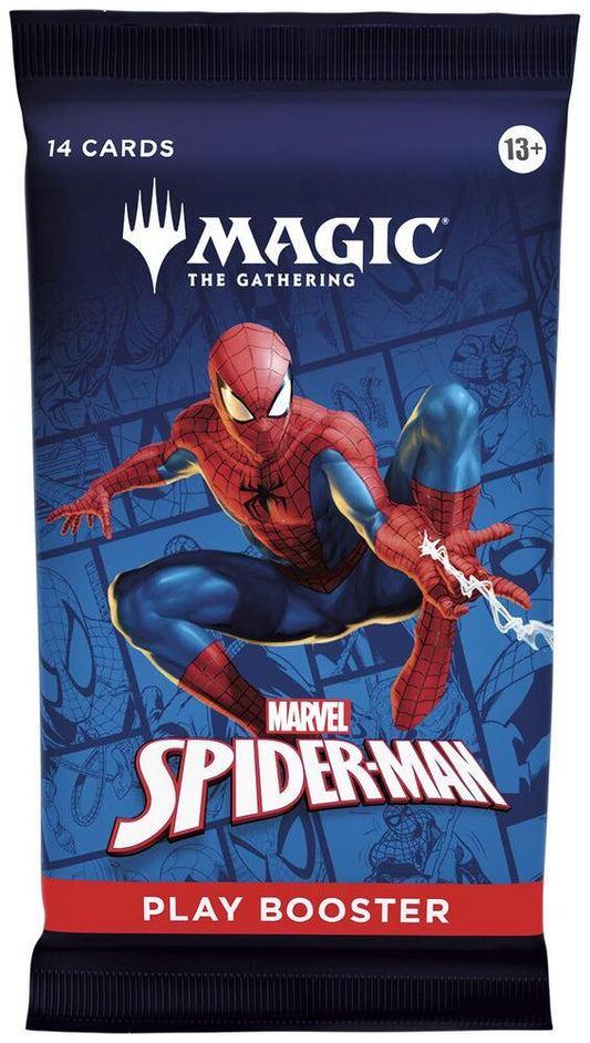 Marvel’s Spider-Man Play Single Booster Pack – Magic: the Gathering - Sealed - 1 Pack - Moonlight Collectibles product image