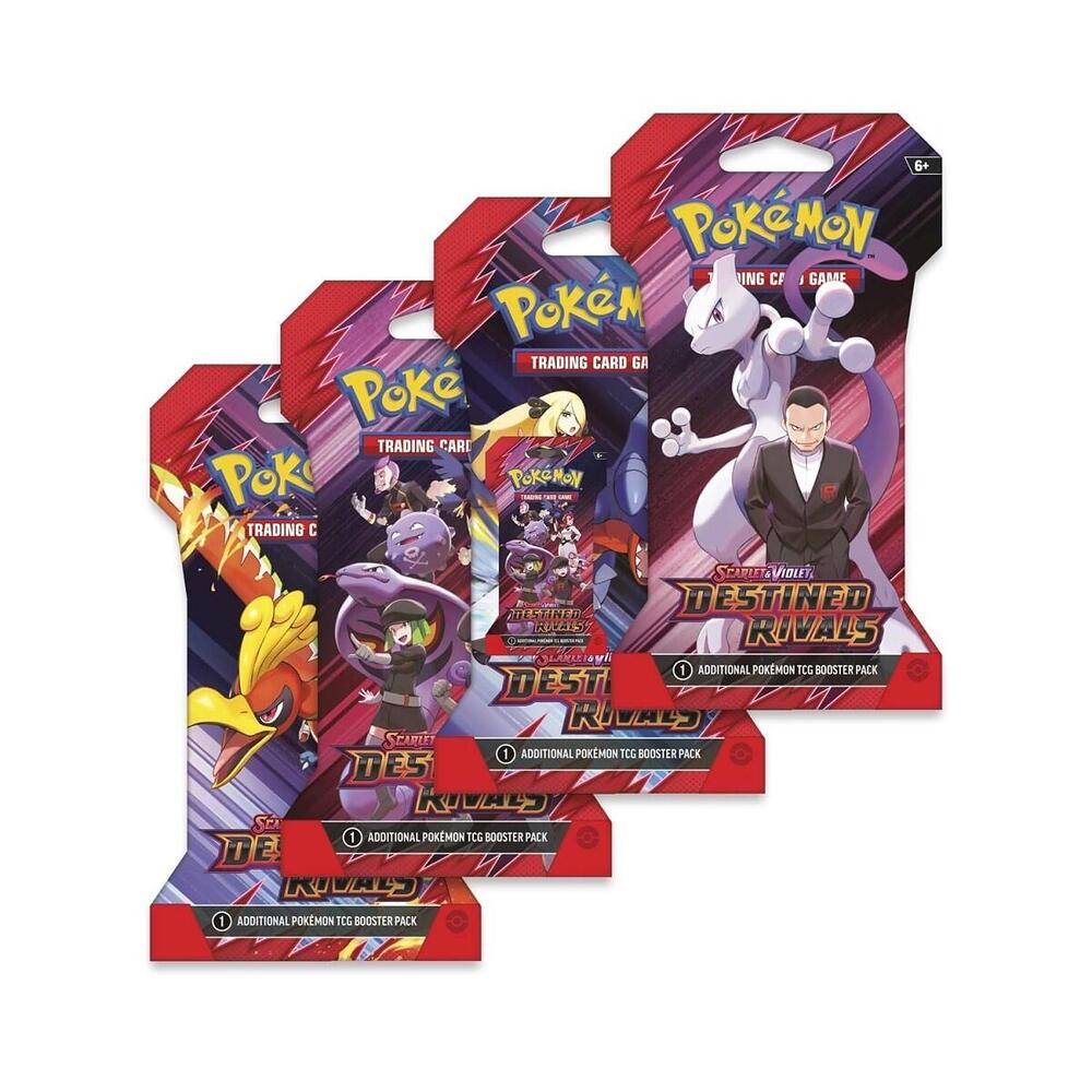 Destined Rivals Sleeved Single Booster Pack - SV10: Destined Rivals [DRI] - Sealed - 1 Pack - Moonlight Collectibles product image