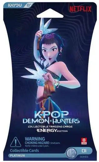 KPop Demon Hunters World Tour Energy Edition Sleeved Booster Pack – 8 Cards