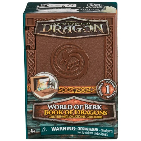 DreamWorks Dragons World of Berk Book of Dragons Collectible with Card and Display Stand - Moonlight Collectibles product image