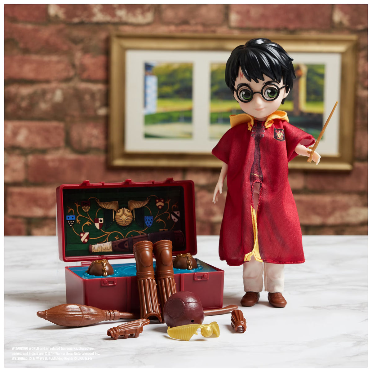 Wizarding World Harry Potter Quidditch 8-Inch Doll Gift Set with Accessories