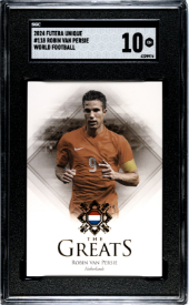 2024 Futera Unique World Football Robin van Persie #118 SGC 10 GEM
