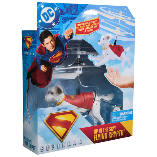 DC Comics Superman Up in the Sky Flying Krypto 7.5 Inch Hovering Superdog - Toy / Figure