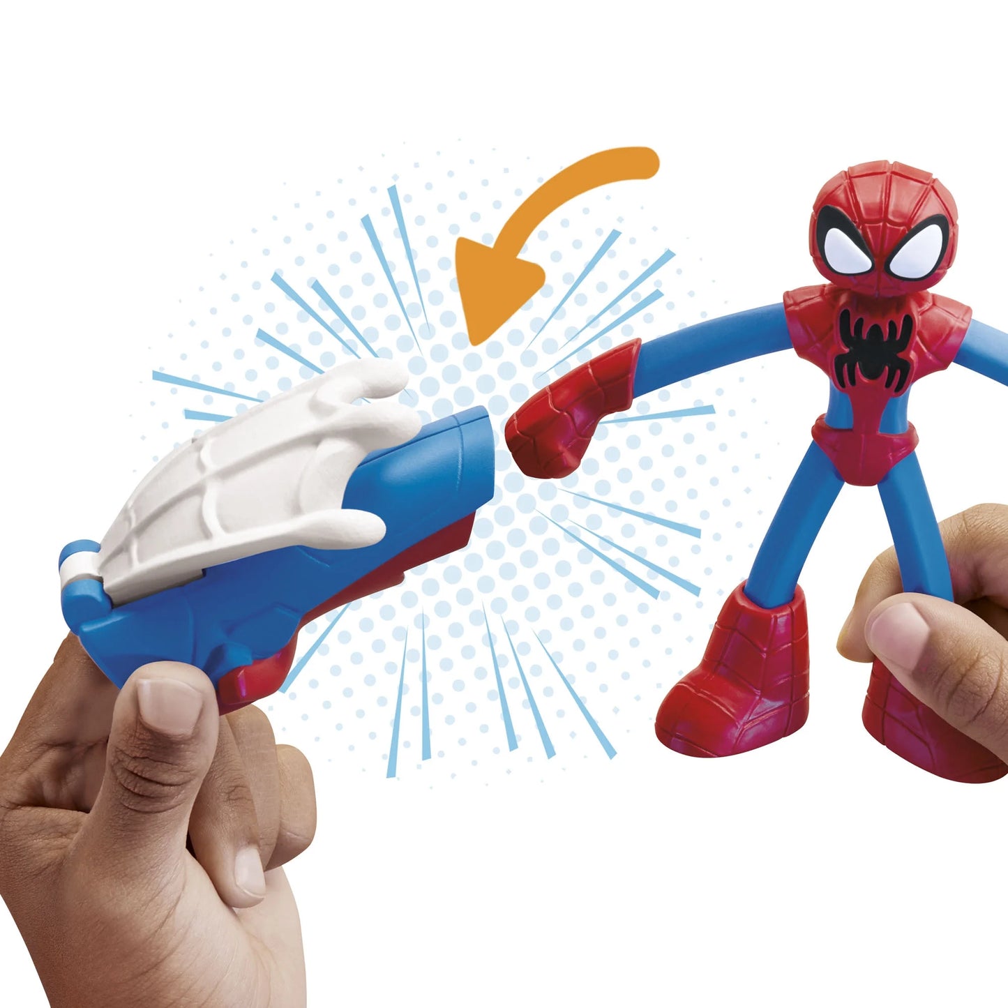 Play-Doh Marvel Spider-Man Thwip Squisher Action Figure Playset with 2-Ounce Compound