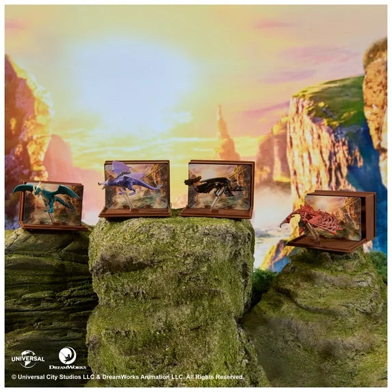 DreamWorks Dragons World of Berk Book of Dragons Collectible with Card and Display Stand - Moonlight Collectibles product image