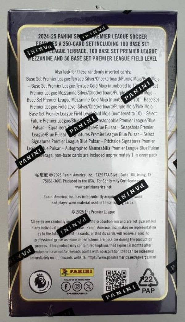 2024-25 Panini Select Premier League Soccer 24ct Blaster Box