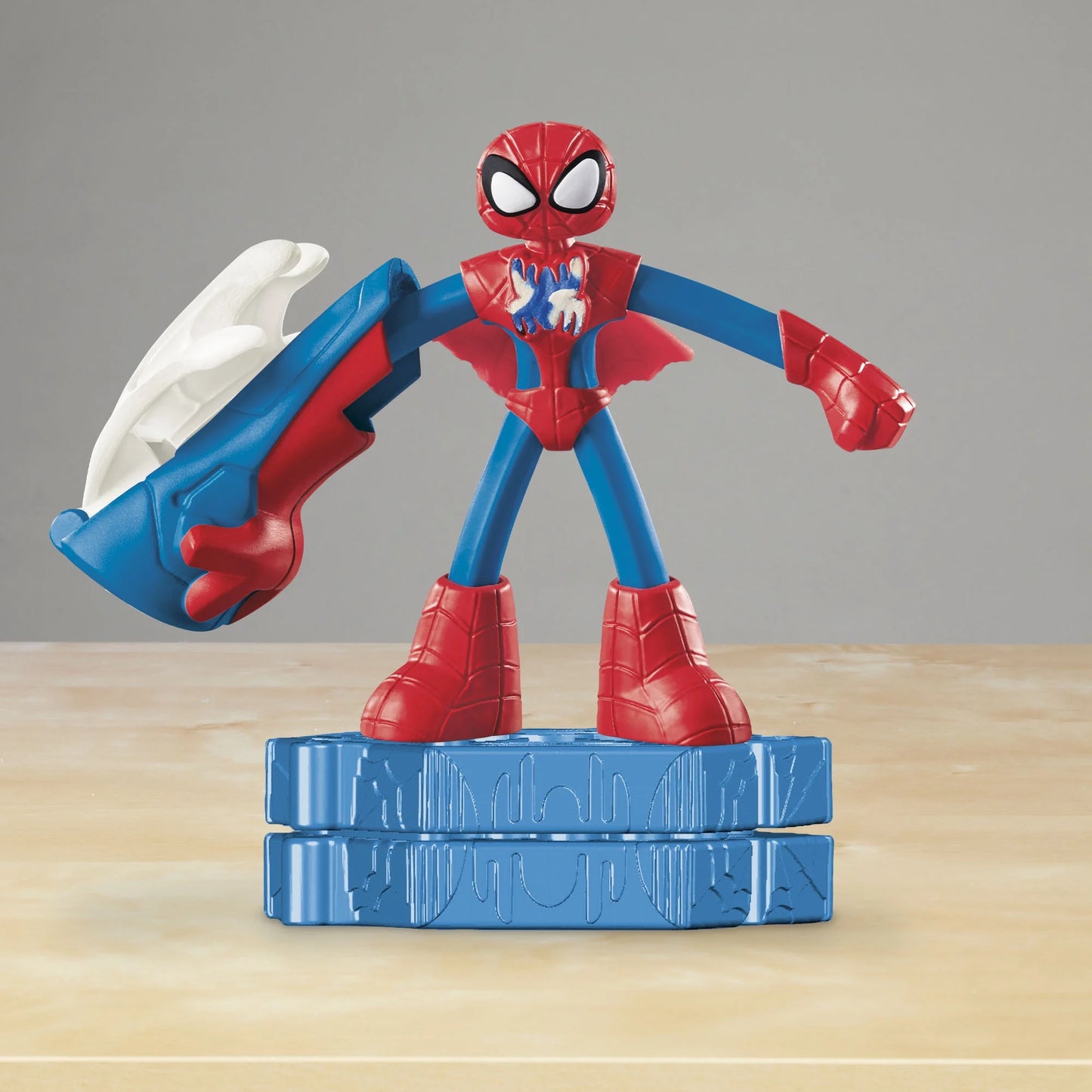 Play-Doh Marvel Spider-Man Thwip Squisher Action Figure Playset with 2-Ounce Compound