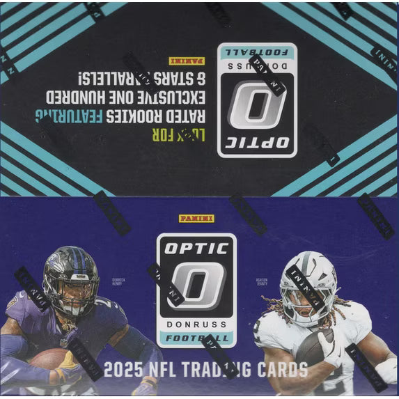 2025 Panini Donruss Optic Football Retail Box – 20 Packs, 80 Cards