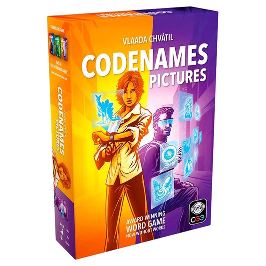 Codenames Pictures updated edition visual deduction party game box