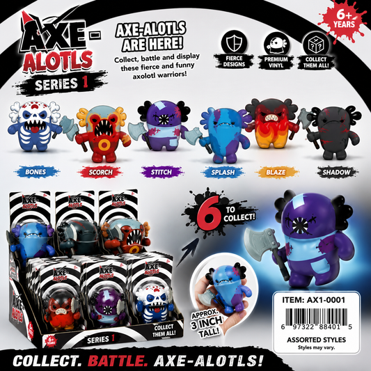 Axe-Alotls Series 1 Assorted Collectible Vinyl Figure