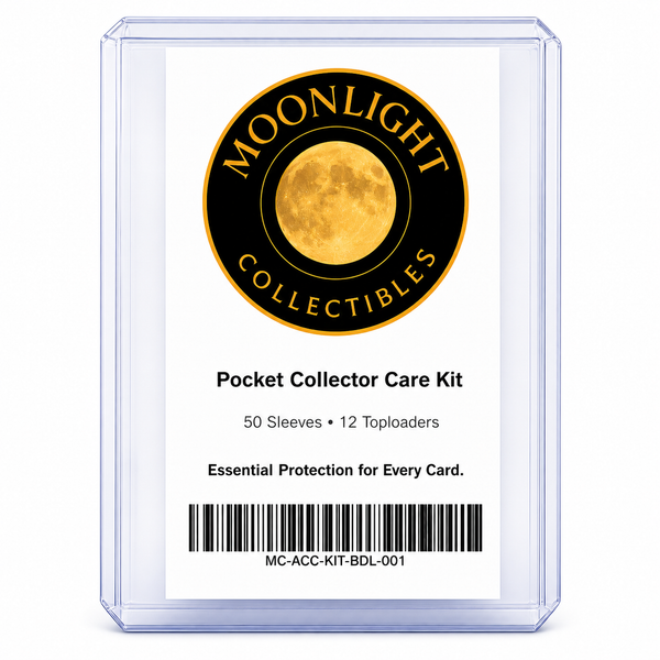Collector Starter Care Kit – 50 Sleeves + 12 Toploaders Card Protection Bundle