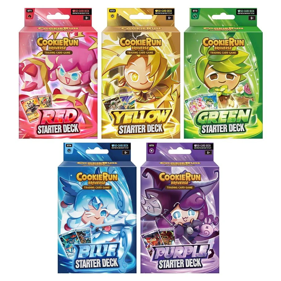 CookieRun TCG Starter Deck—Choose Yellow, Red, Purple, Blue, or Green