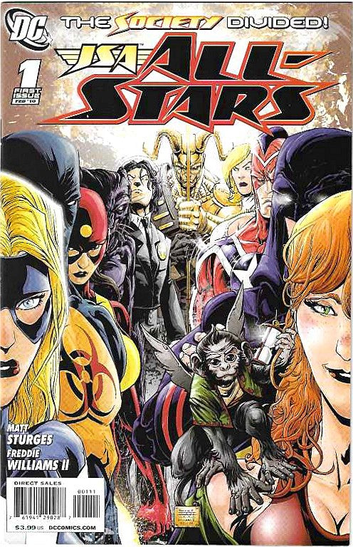 JSA All-Stars #1 — DC Comics First Issue, Modern JSA Title (2010)