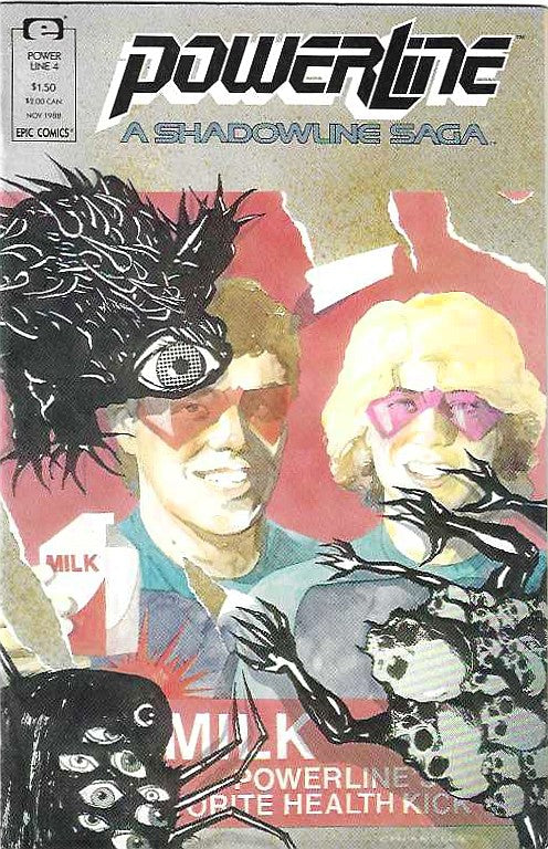 Powerline #4 — Marvel Epic Comics Shadowline Saga Sci-Fi Series (1988)