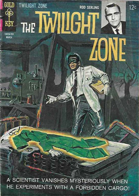 The Twilight Zone #17 (1966 Gold Key) Rod Serling – Vintage Sci-Fi Horror Comic – 12¢ – March Issue