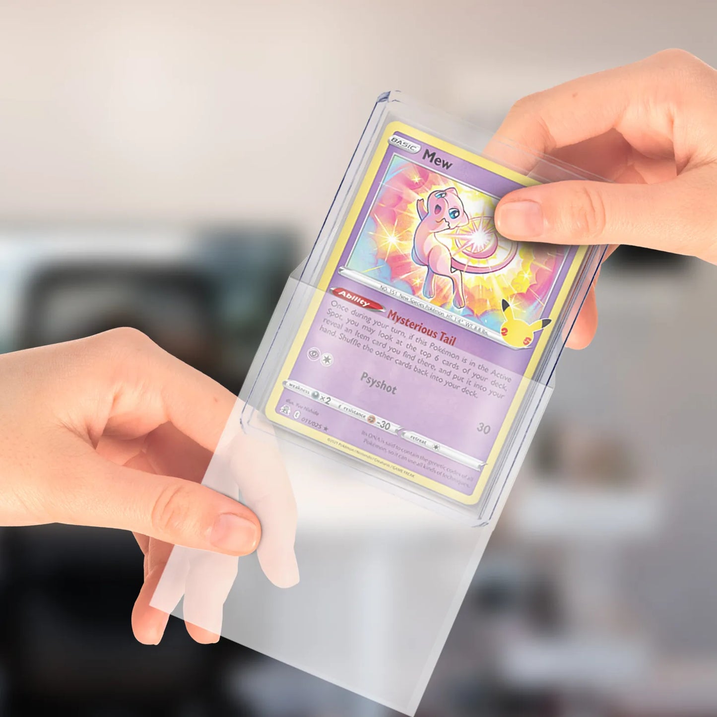 EVORETRO Clear Toploader Sleeves with Flap 100 Count