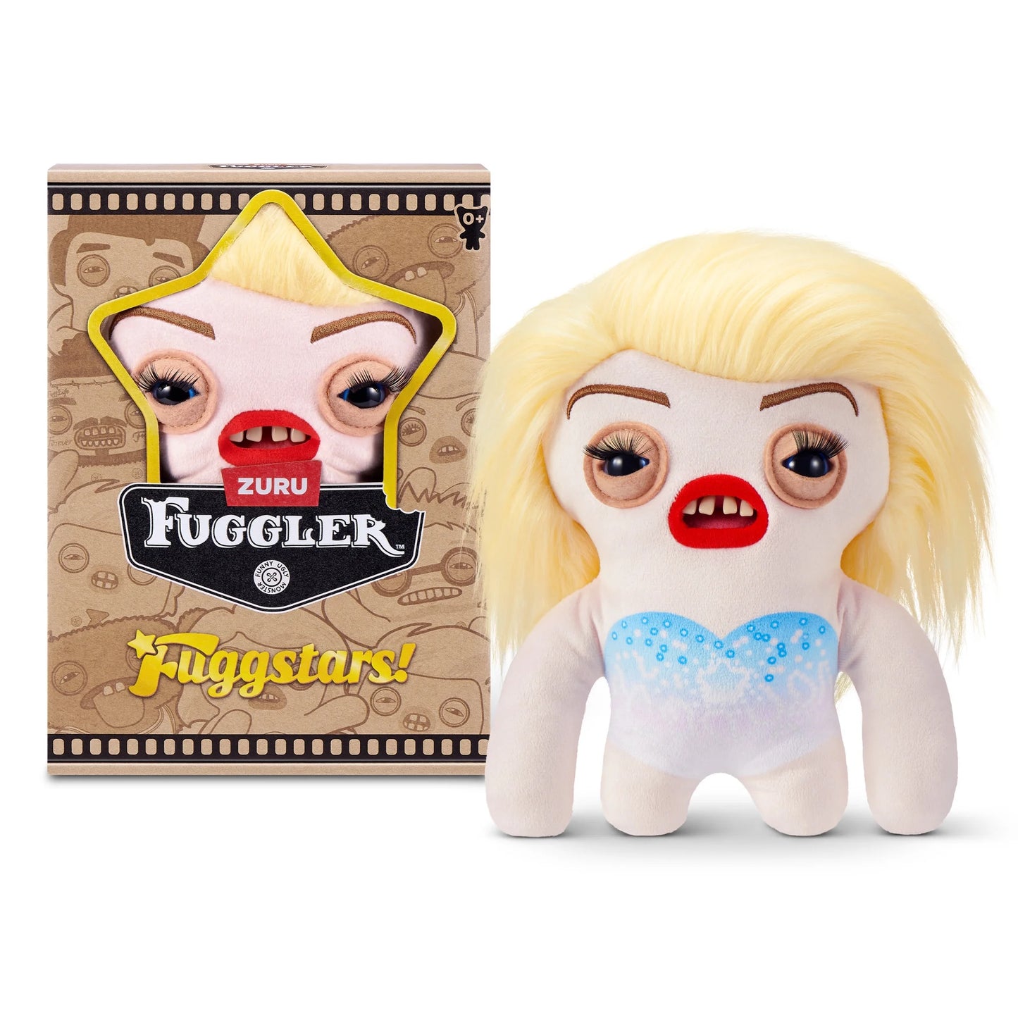 Fuggler Fugg Stars 9-Inch Funny Ugly Monster Plush by ZURU – Random Character