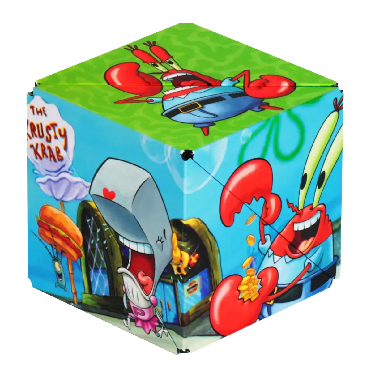 Fun In Motion Shashibo SpongeBob SquarePants Krusty Krab Puzzle Cube