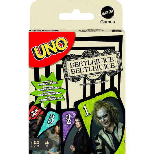 Mattel UNO Beetlejuice Card Game – Beetlejuice Movie Edition - Moonlight Collectibles product image