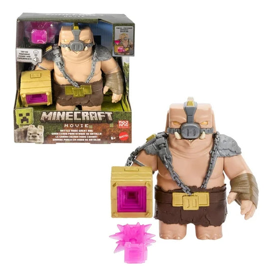 Minecraft Battle Mode Great Hog Large Action Figure with Lights & Sounds - Moonlight Collectibles product image