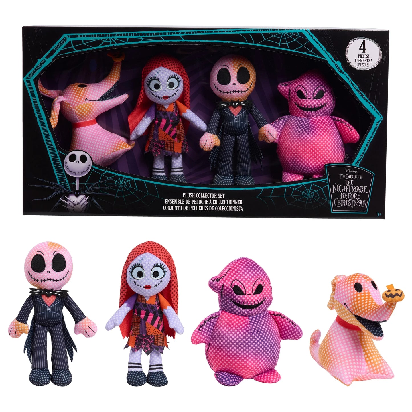 Disney The Nightmare Before Christmas 4-Piece Plush Collector Set by Just Play
