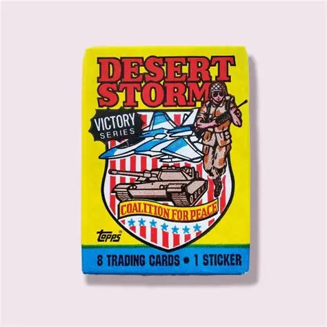 Sealed 1991 Topps Desert Storm Victory Series 2 wax trading card pack
