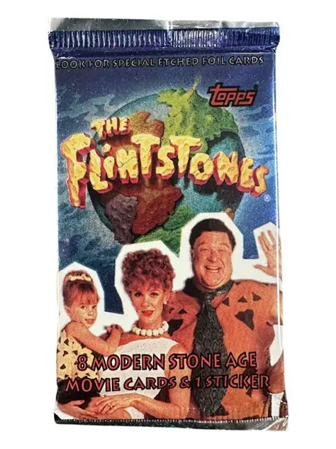 Factory-sealed 1994 Topps The Flintstones movie trading card pack