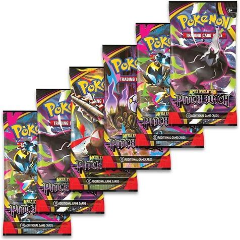 Pokemon TCG ME05 Pitch Black booster pack sealed trading card product