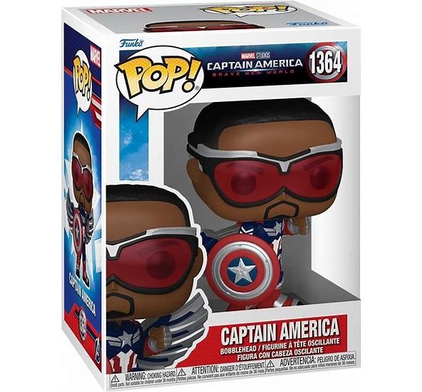 FUNKO POP! Marvel Captain America Brave New World – Captain America #1364 Vinyl Figure - Moonlight Collectibles product image