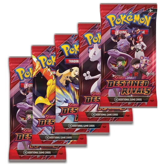 Destined Rivals Single Booster Pack – SV10 Destined Rivals (DRI) – Pokémon TCG - Sealed - 1 Pack - Moonlight Collectibles product image