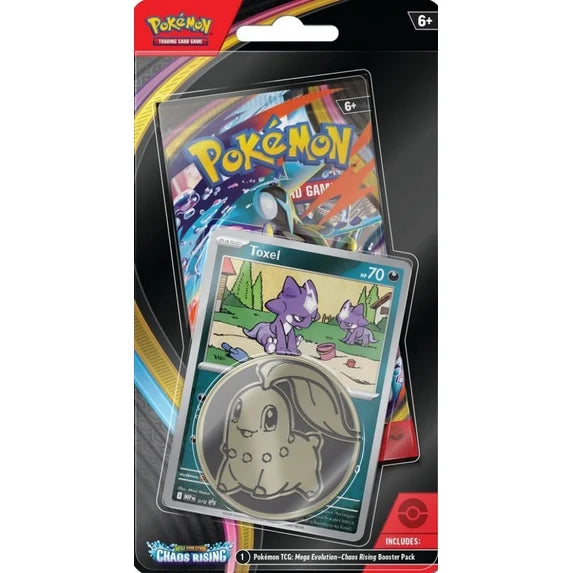 Pokémon TCG Mega Evolution Chaos Rising Checklane Blister Pack