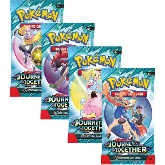 Pokémon SV9 Scarlet & Violet Journey Together Single Booster Pack — 10 Cards - Sealed - 1 Pack - Moonlight Collectibles product image