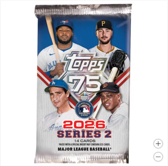 Topps 2026 Series 2 Baseball Super Box 75th Anniversary Sealed